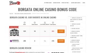 Borgata Online Casino Bonus Code For January 2019
