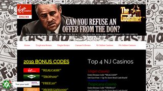 Borgata NJ Online Casino Promo & Bonus Code FREE20 for $20