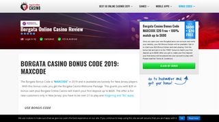 Borgata Casino Bonus Code 2019: MAXCODE | $20 Free + Up to $600