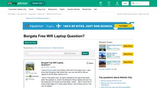 Borgata Free Wifi Laptop Question? - Atlantic City Forum - TripAdvisor