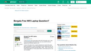 Borgata Free Wifi Laptop Question? - Atlantic City Forum - TripAdvisor