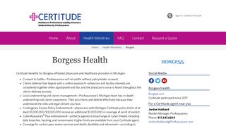 Borgess Health - Your Exclusive Medical Professional Liability ...