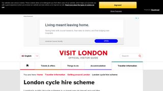 London cycle hire scheme - Getting Around London - visitlondon.com