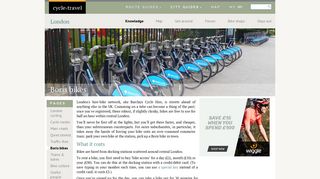 Boris bikes | London | cycle.travel