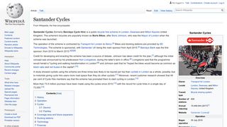 Santander Cycles - Wikipedia