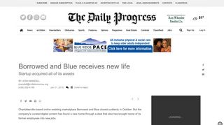 Borrowed and Blue receives new life | | dailyprogress.com