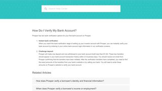 How do I verify my bank account? – Help is on the way.