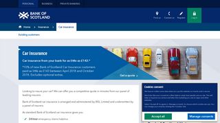 Bank of Scotland | Car insurance | Insurance