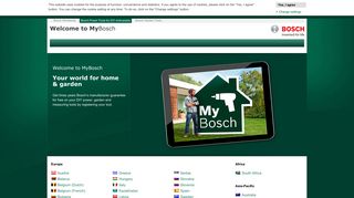 Welcome to MyBosch | Power Tools & Accessories - Bosch-Do-It.de