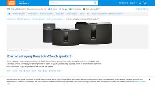 How do I set up my Bose SoundTouch speaker? - Coolblue - anything ...
