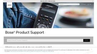 Bose® Product Support