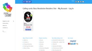 Boss Revolution Retailers Site - My Account - Log In Archives - Phone ...