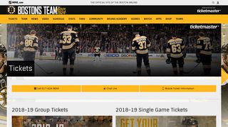Tickets | Boston Bruins - NHL.com