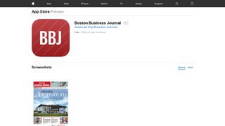 Boston Business Journal on the App Store - iTunes - Apple
