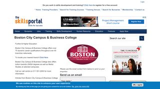 Boston City Campus & Business College | Skills Portal