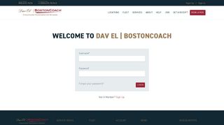 Sign In - Dav El | BostonCoach