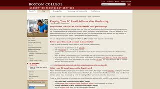 BC Email After Graduating - Technology Help - Boston College