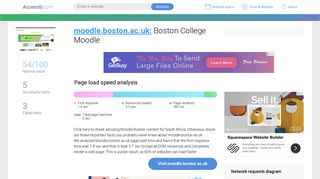 Access moodle.boston.ac.uk. Boston College Moodle