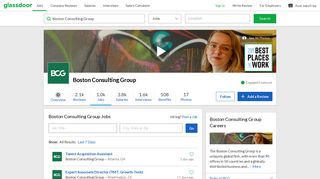 Boston Consulting Group Jobs | Glassdoor