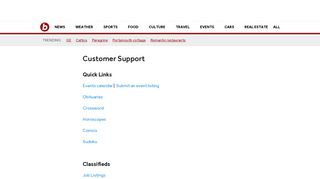 Customer Support | Boston.com