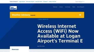 Wireless Internet Access (WiFi) Now Available at Logan Airport's ...