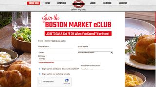 eCLUB | Boston Market