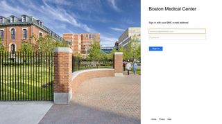 Sign In - Boston Medical Center