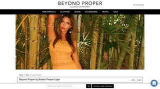 Login - Beyond Proper by Boston Proper Jobs - ApplicantPro