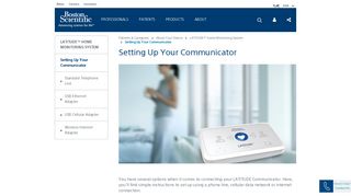 LATITUDE™ Home Monitoring System - Boston Scientific