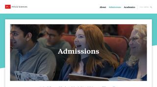 Admissions | Arts & Sciences - Boston University