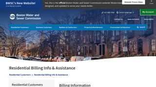 Billing - Boston Water and Sewer Commission