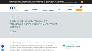 Bostonpost Property Manager 9.1 Affordable Housing Property ...