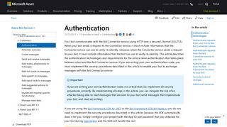 Authenticate requests - Bot Service | Microsoft Docs
