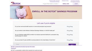 BOTOX® Savings Program: Enroll Now