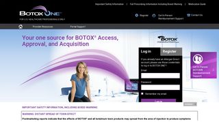 Botox One: Home