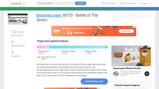 Access botsmax.com. BOTS - Battle of The Sexes