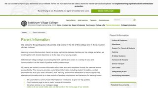 Bottisham Village College | Parent Information | Bottisham Village ...