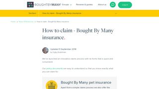 How to claim - Bought By Many insurance - Bought By Many