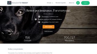 Pet Insurance - Bought By Many