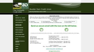 contact us / hours - Boulder Dam Credit Union