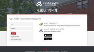Login to Boulevard Apartments Resident Services | Boulevard ...