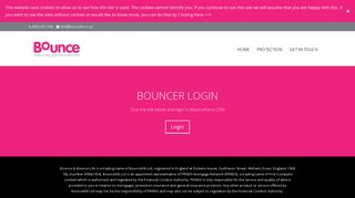 Bouncer Login - Bounce Life