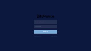 BitBounce - Sign In