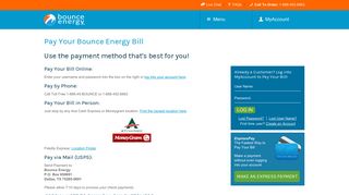 Pay Your Bounce Energy Bill