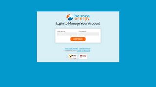 Log into Your Account, Pay Your Bill and More | Bounce Energy