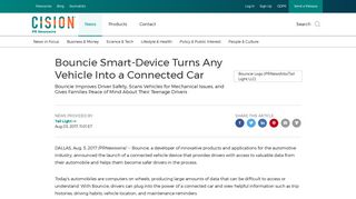 Bouncie Smart-Device Turns Any Vehicle Into a Connected Car