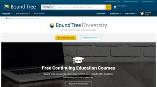 Free Online CEUs for Paramedics & EMTs | Bound Tree University