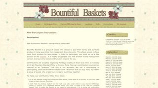 New Participant Instructions « Bountiful Baskets