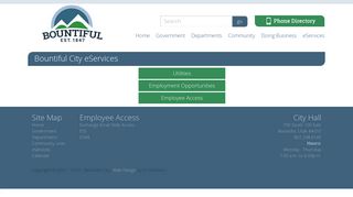 eServices - Bountiful City