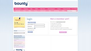 Login - Member details | Bounty